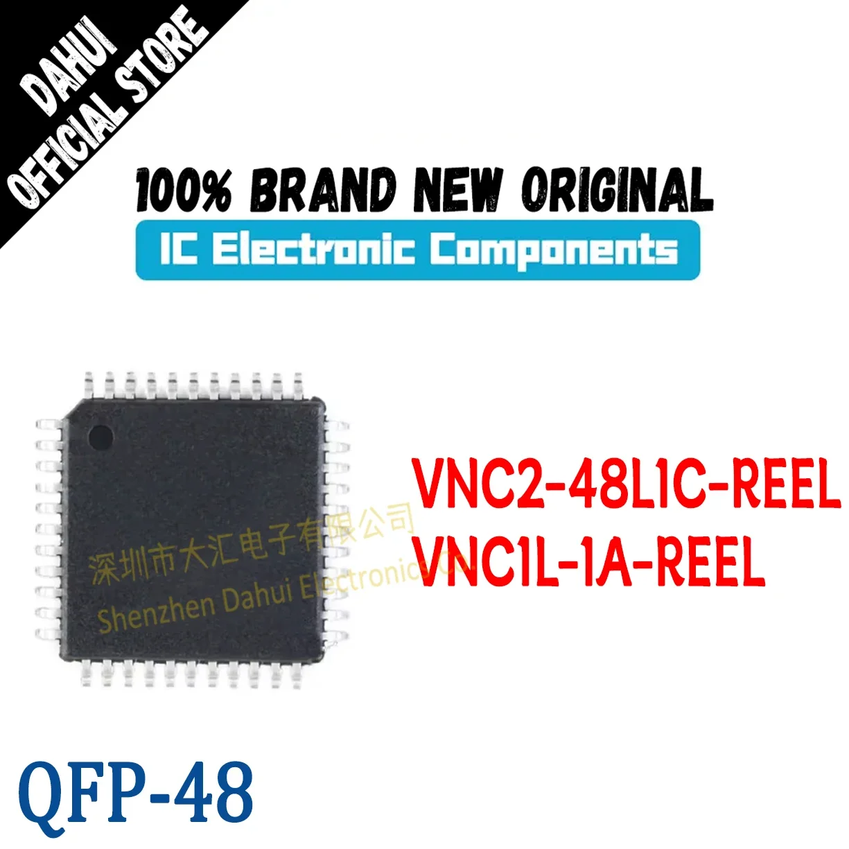 

Quality Brand New VNC2-48L1C-REEL VNC1L-1A-REEL USB Interface Controller IC QFP-48 In Stock