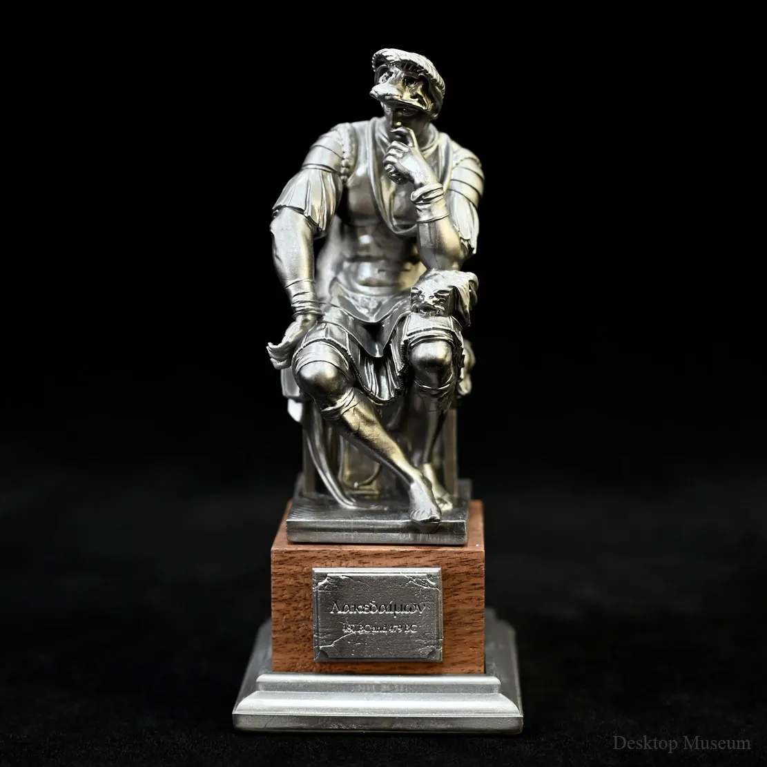 Handcrafted Epoxy Resin Little David Statue 130mm - Medici Style Home Office Desk Art
