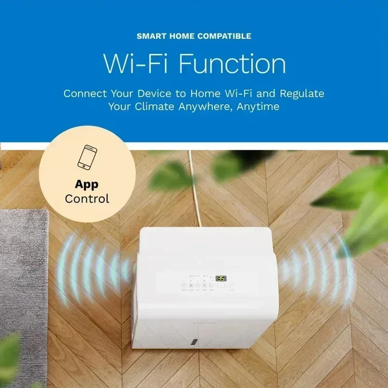 PMD4-hOmeLabs 4500 평방피트 에너지 스타 인증 WiFi 지원 제습기 펌프 - 우수한 습기 제거; 습도 조절 및 베이스미