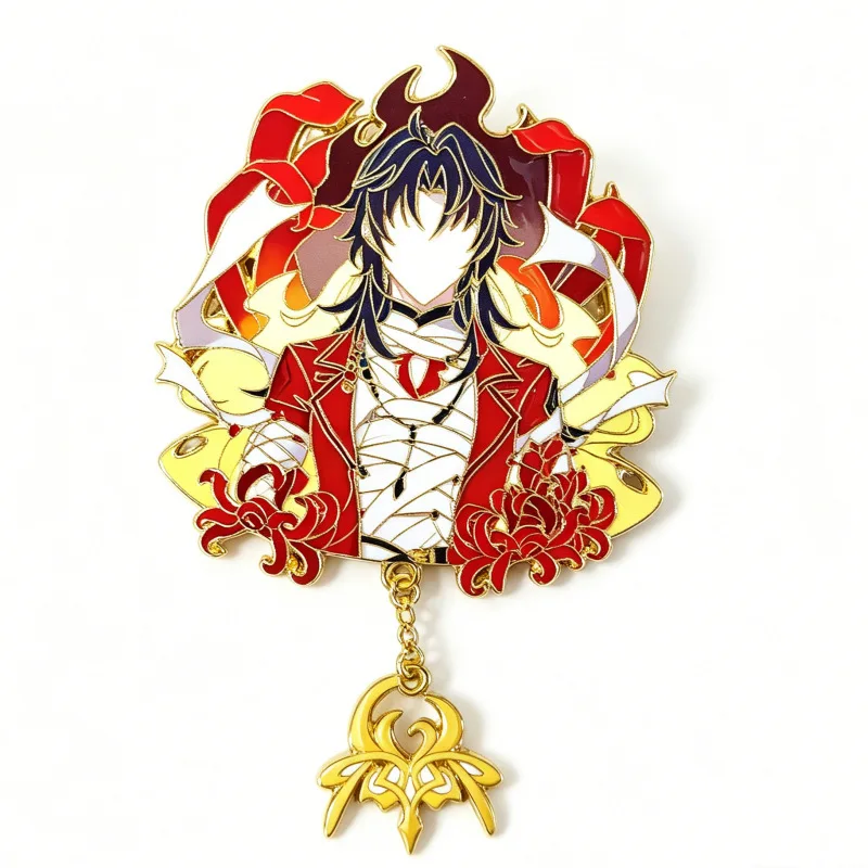 Honkai Star Rail Blade Metal Pendant Badge Desk Decor Bag Charm Fan Made Anime Game Merch Collectible Cosplay Accessory Gift