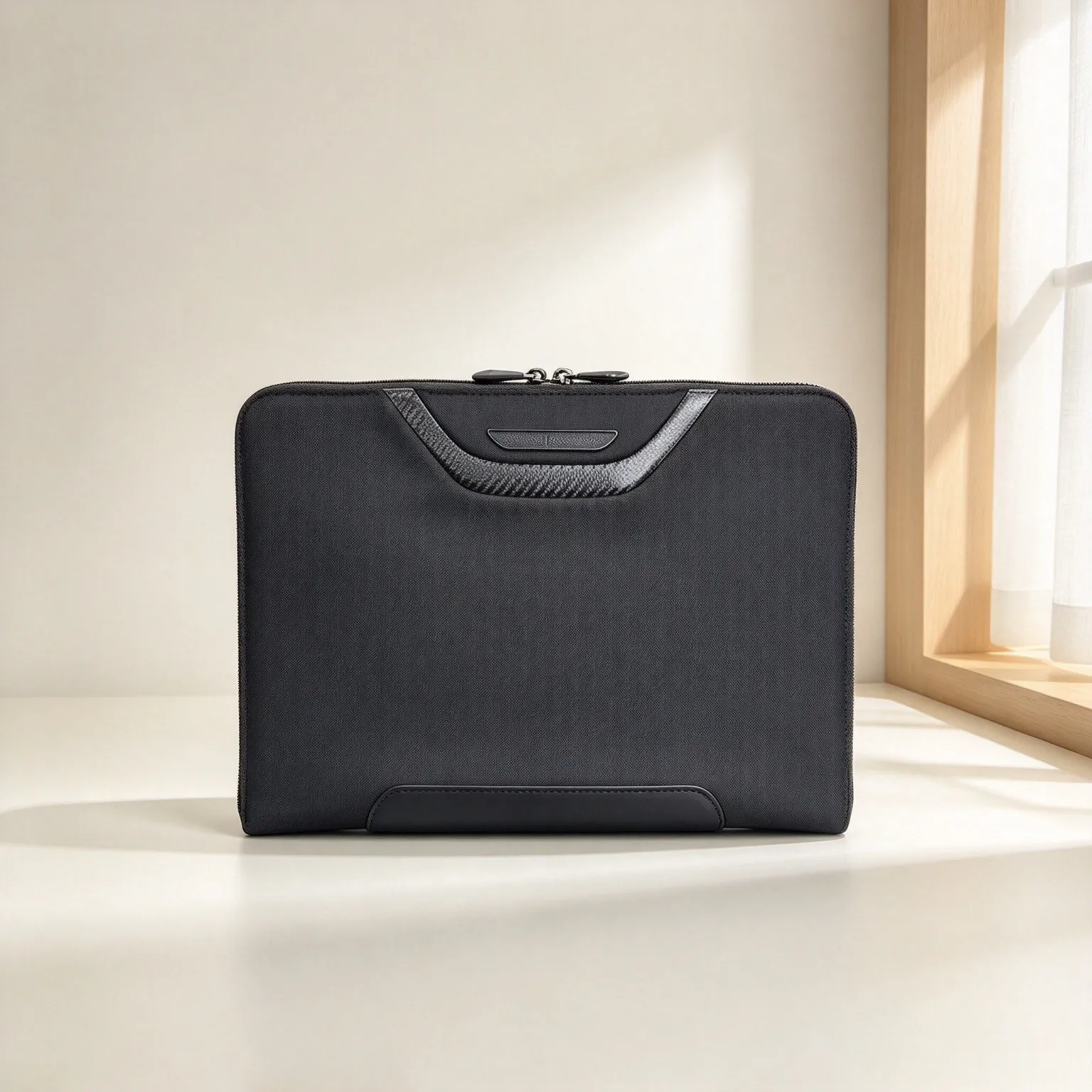 Men's Slim Business Briefcase, Cool Stylish Handheld Document Pouch
