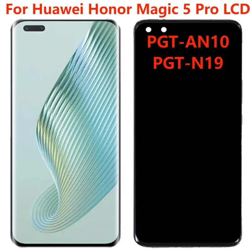 

For Huawei Honor Magic 5 Pro LCD PGT-AN10 PGT-N19 Display 6.81" Original With Frame Touch Screen Digitizer Assembly Repair Parts