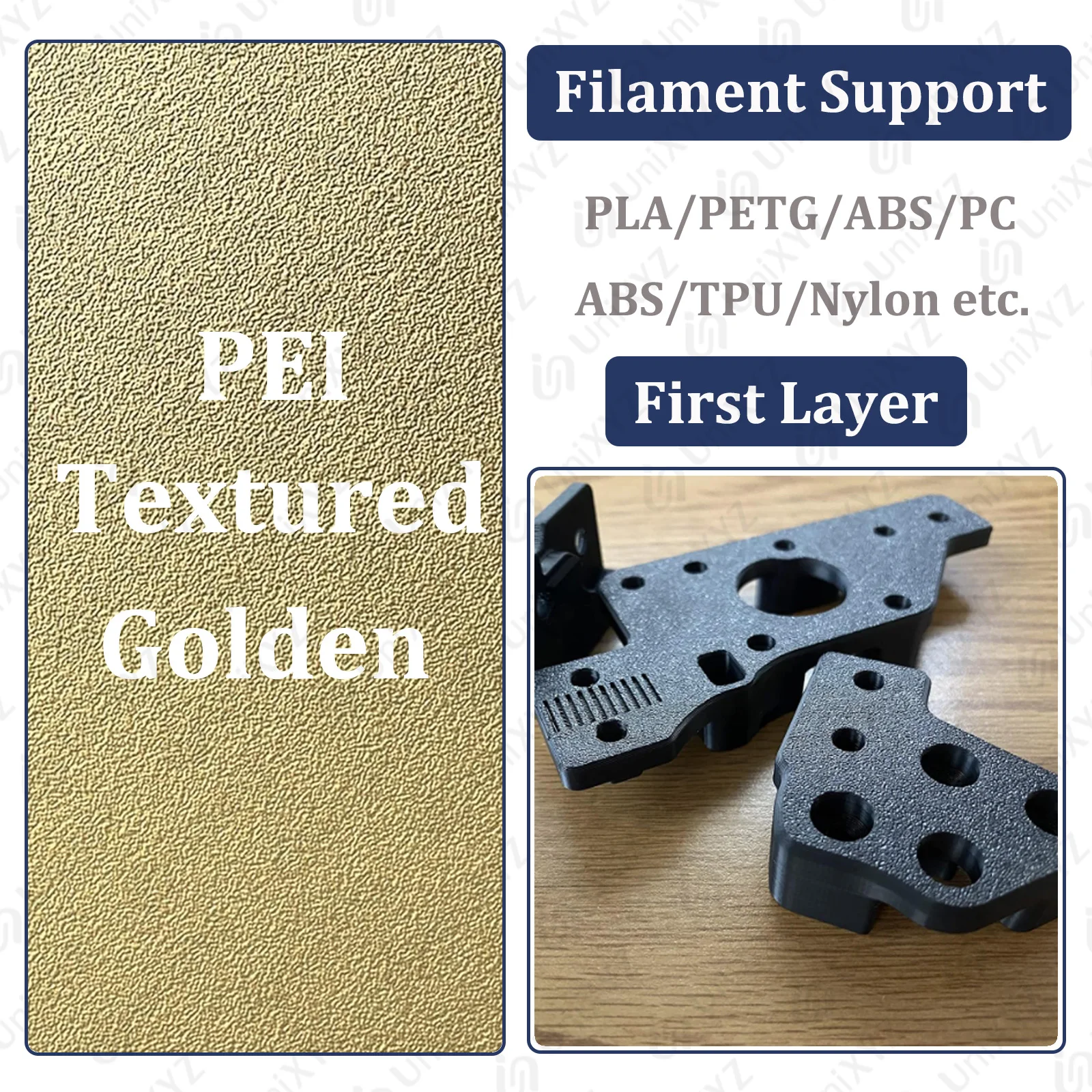 H2D-Bauplatte PEI Glatt PEO PET PEY Doppelseitige Feder-Bauplatte Stahlblech für Bambu Lab H2D mit QR-Code – Detail 10
