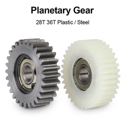 28T 36T 38mm Steel Gear With Bearings Wheel Hubs Metal Electric Scooter Planetary Gear E-bike Hub Motor Nylon Gears XF07 XF08