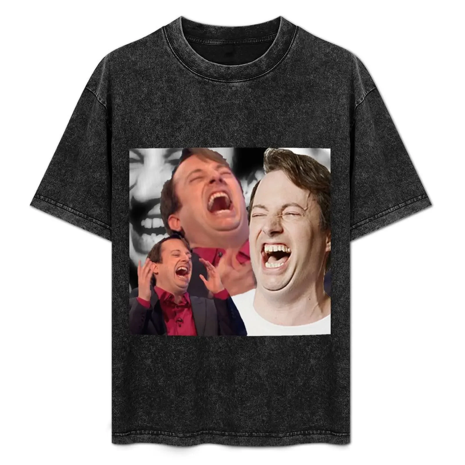 

David Mitchell Hysterical Laugh T-Shirt boys whites Man t-shirt cotton graphic tees mens graphic t-shirts hip hop