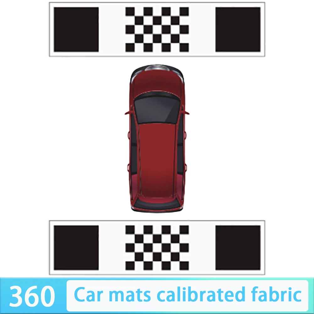 2D 3D Car Camera Correction Calibration Cloth for 3D 2D 360 Degree Surround Bird View Panoramic DVR System 4.4*1.2M/1.6*1.2M