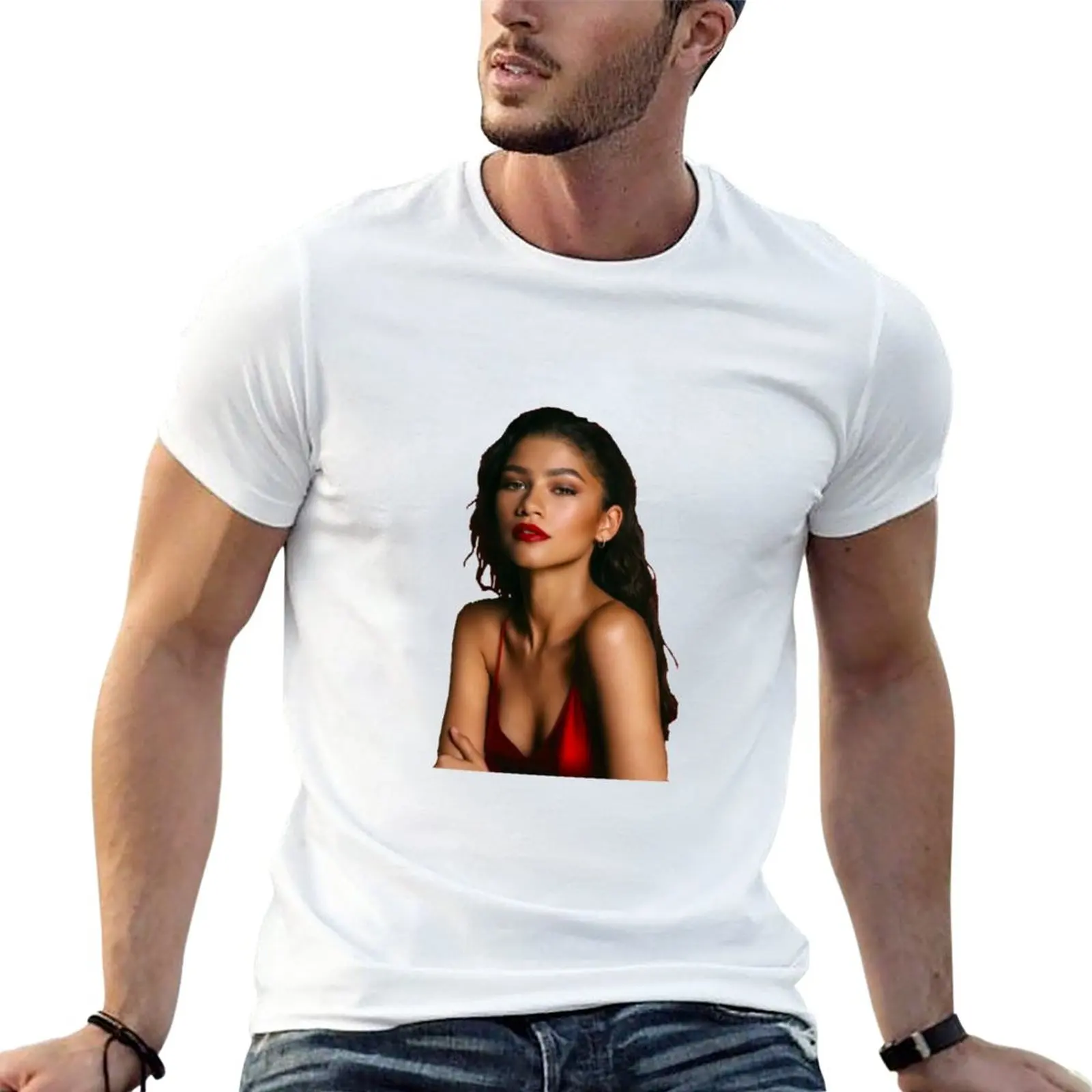 Zendaya T-Shirt summer clothes customizeds cute clothes vintage clothes mens vintage t shirts