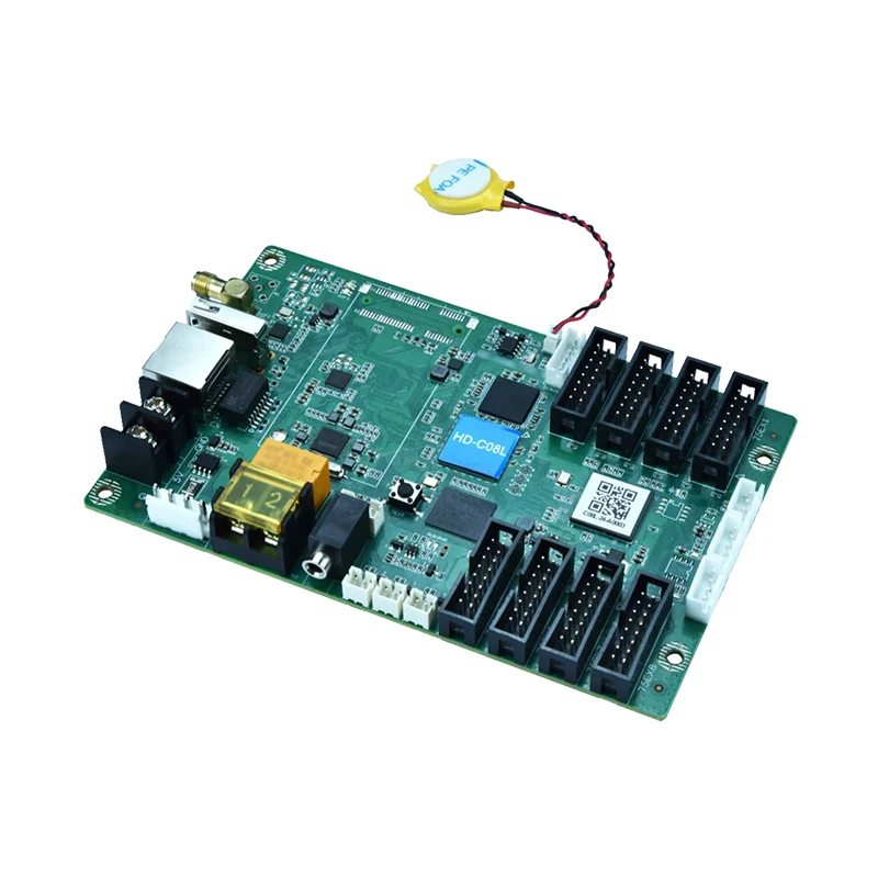 Huidu C08L C16L C16H D16 Asynchronous LED Control Card with HUB75E Ports for Digital Signage Player for LED Display Screen 1080p