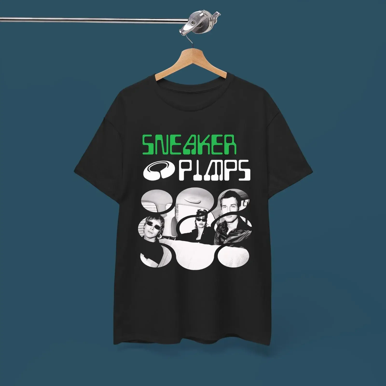 Sneaker Pimps Band T Shirt Electronic Triphop Music Bjork Portishead Belly vintage Washed Slightly Top For Everyday Wear