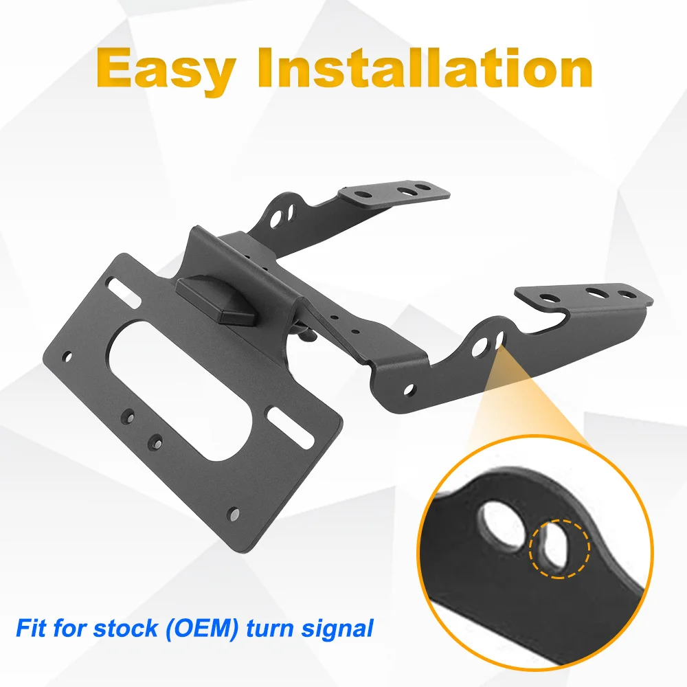For Husqvarna VitPilen 401 SvartPilen 401 250 200 125 2020-2023 Rear Tail Tidy Fender Eliminator Motorcycle License Plate Holder view 4