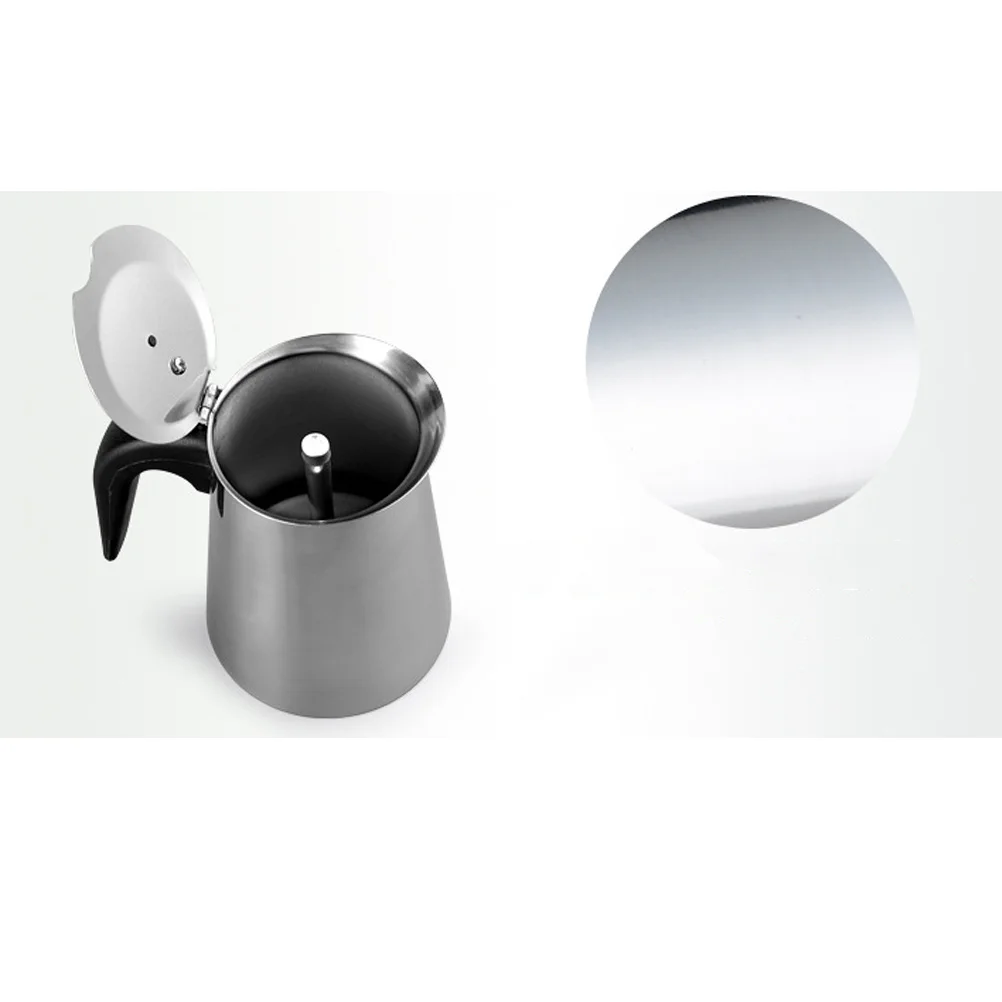 

Stainless Steel Coffee Pot Silver 450ml Handheld Kettle Coffee Container for Home Cafe Use Stainless Steel Pot