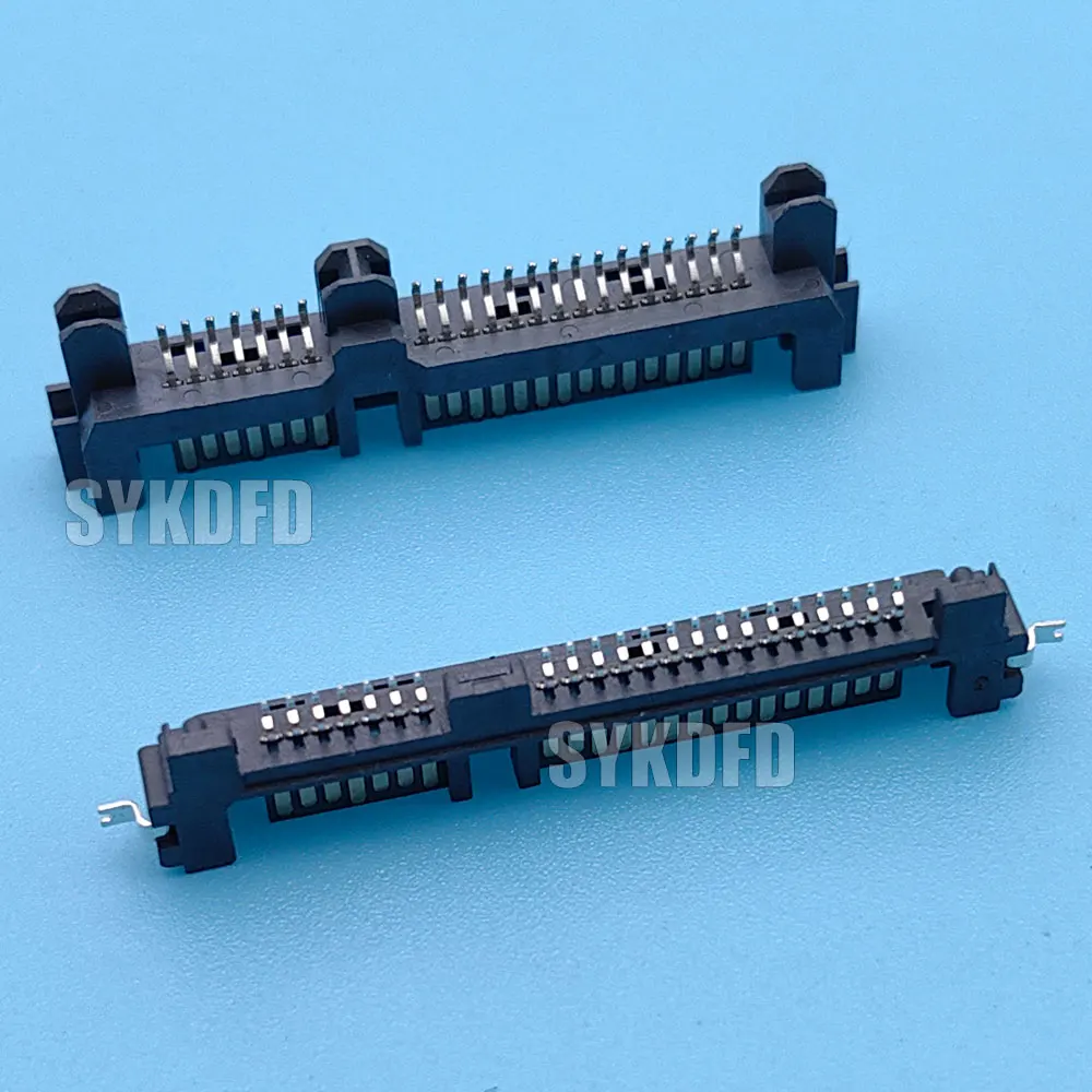 1-10Pcs SATA Interface Socket SSD Solid State Drive Seat 7+15P 7P 22PIN Connector