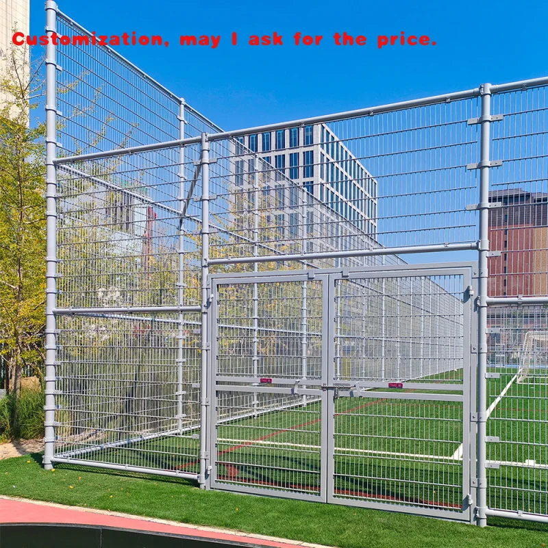 custom.Outdoor Galvanized Chain Link Fence Basketball Court School Playground and Field Security