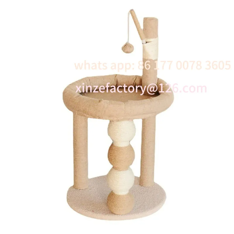 

Customizable Scratching Column, Bed, Pet Bed, Scratching Board, No DeCat Climbing Frame, Integrated Nest, Sisal