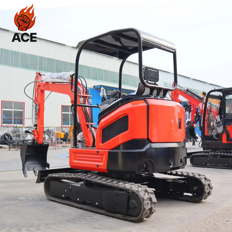 

customized chinese mini excavator 2.7 ton EPA CE small excavator farm garden mini crawler excavator 1 ton 2 ton with low price