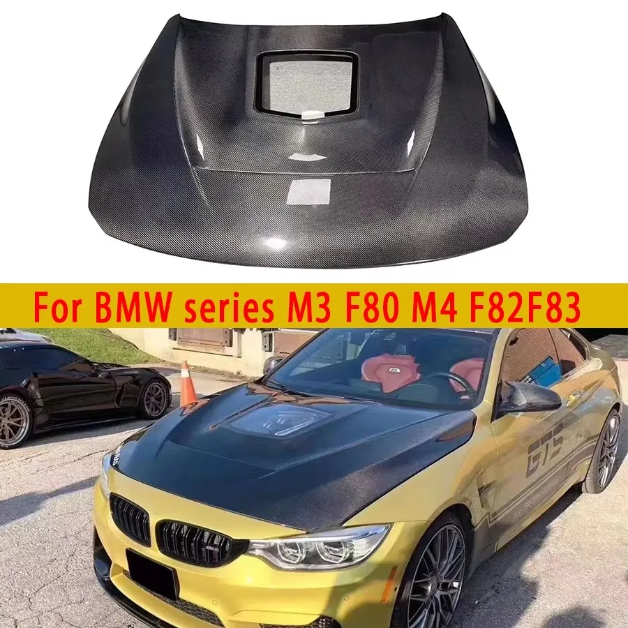 

For BMW M3 F80 M4 F82 F83 Carbon Fiber Hood Engine Cover Hood Car Headliner Hood Cover Car Accessories body kit