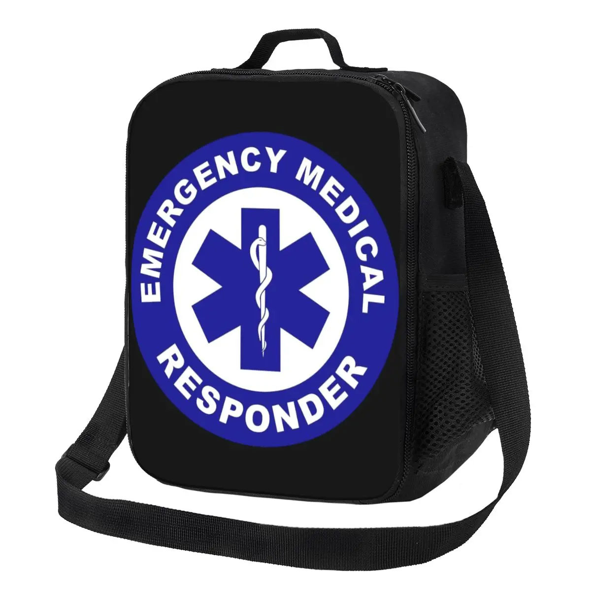مخصص Emt نجمة الحياة المسعف طبيب سيارة إسعاف معزول حقيبة الغداء للنزهة المحمولة برودة صندوق غداء حراري النساء الاطفال