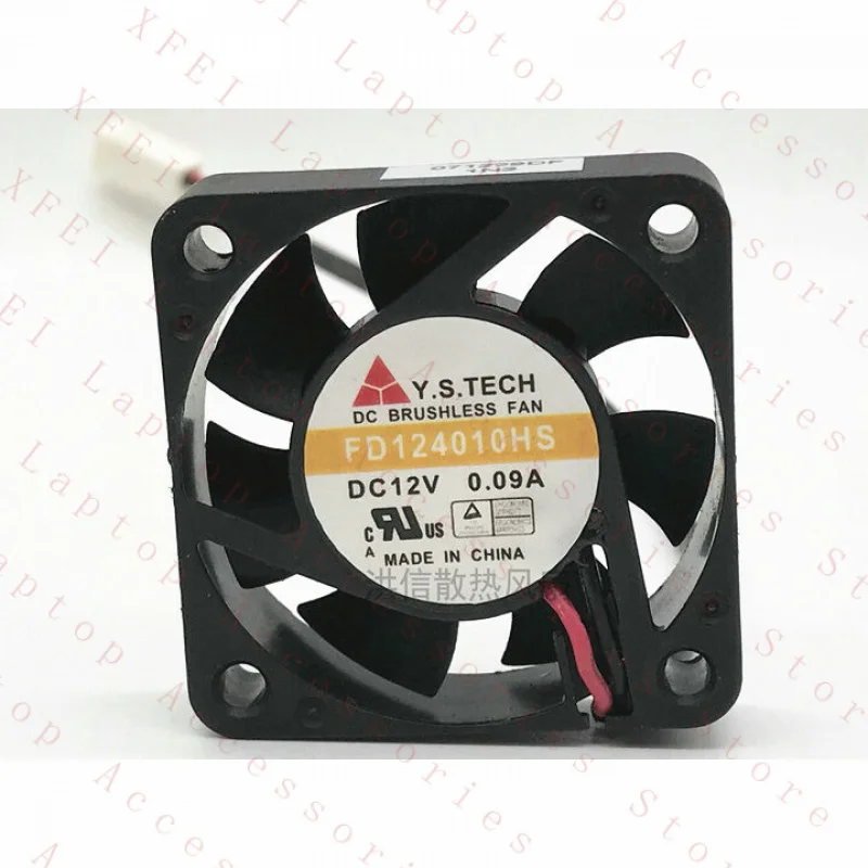 D  1PC FD124010HS for Y.S.TECH Cooling Fan 12V 0.09A 40*40*10MM Silent New