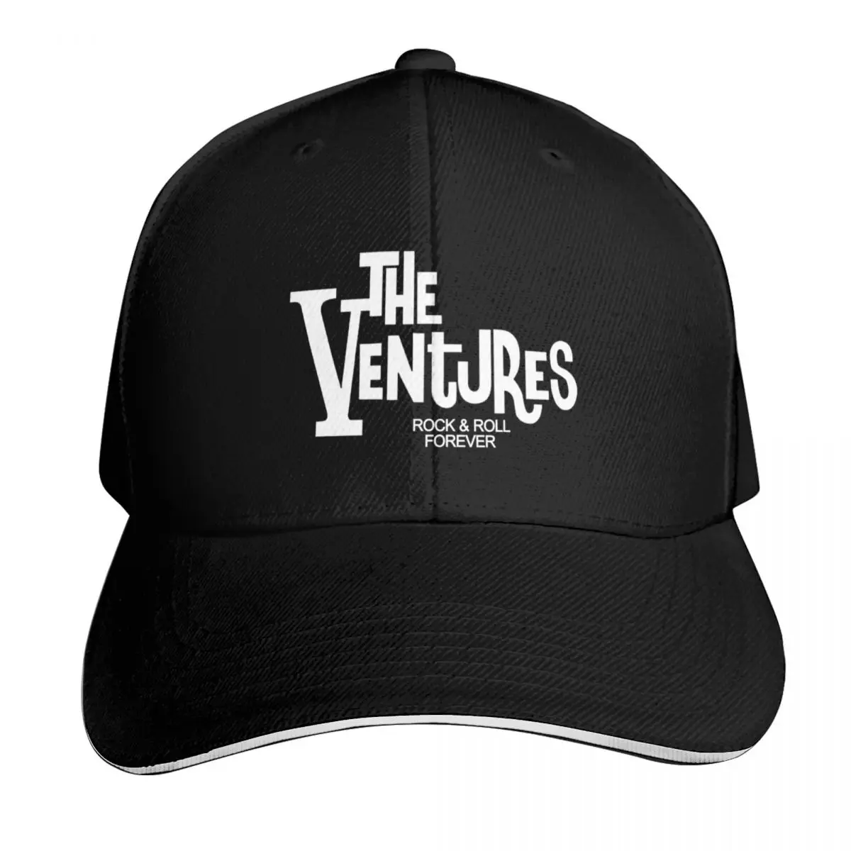 

Vintage The Ventures Band Classic Baseball Cap Golf Wear Hip Hop Sunhat Golf Cap Men's Luxury Women's