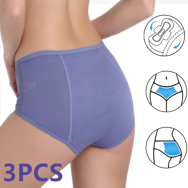 Leak Proof Menstrual Panties 3 Pack