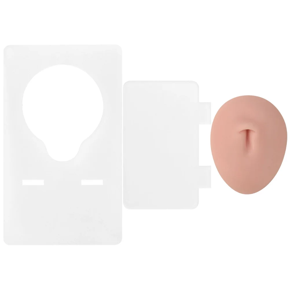 

Silicone Navel Practice Skin 3D Artificial Navel Fine Texture Excellent Hand Feeling for Beginners Professionals