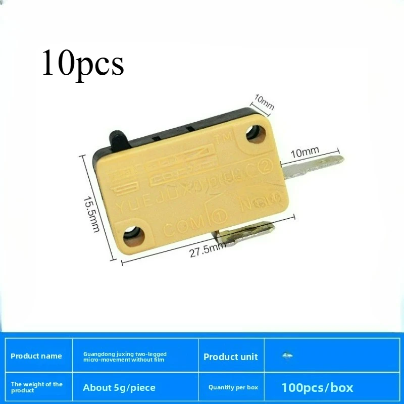 

10pcs KOF Arcade Joystick 2 Pin Micro Switch Illuminated Push Buttons for Game Machine