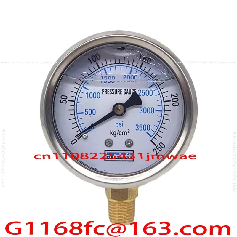 YN60 Shockproof Pressure Gauge Filling Vertical Injection Molding Machine Gauge 1015 100 150 250KG