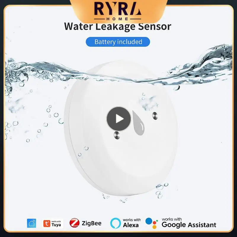 Linkage Water Flood Leak Leakage Immersion Sensor Detector Overflow Waterproof Smart Home Security Protection