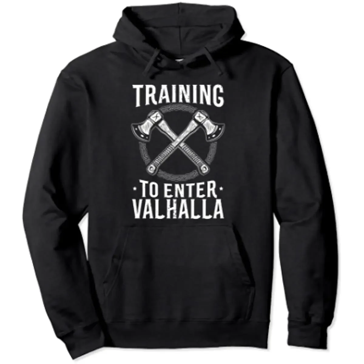 Training To Enter Valhalla Germanic Men Pullover Hoodie Casual Cotton Hoodies Sweatshirts
