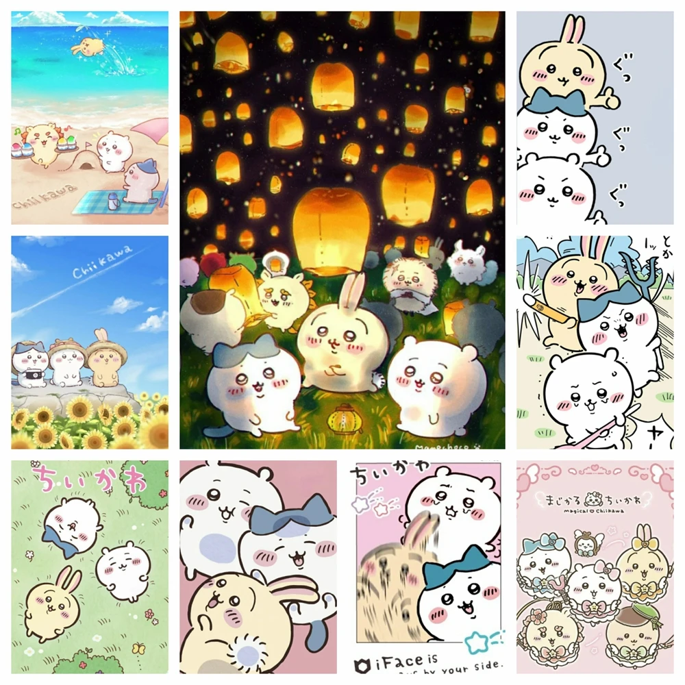 

Милые наборы для рисования с бриллиантами «сделай сам», новинка 2024, стразы, японское аниме, вышивка, мозаика, вышивка крестиком, домашний декор, подарок