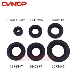 Motorcycle Full Complete Engine Oil Seal Rubber Gear Shaft Seal For WUYANG Honda XL125 WY125 WY 125 125cc Oil Seal Spare Parts