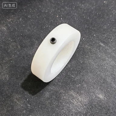 POM Plastic Shaft Stop Collar, 3-100mm ID Nylon Fixed Ring, Set Screw Locking Collar for Linear Shaft Positioning Bushing