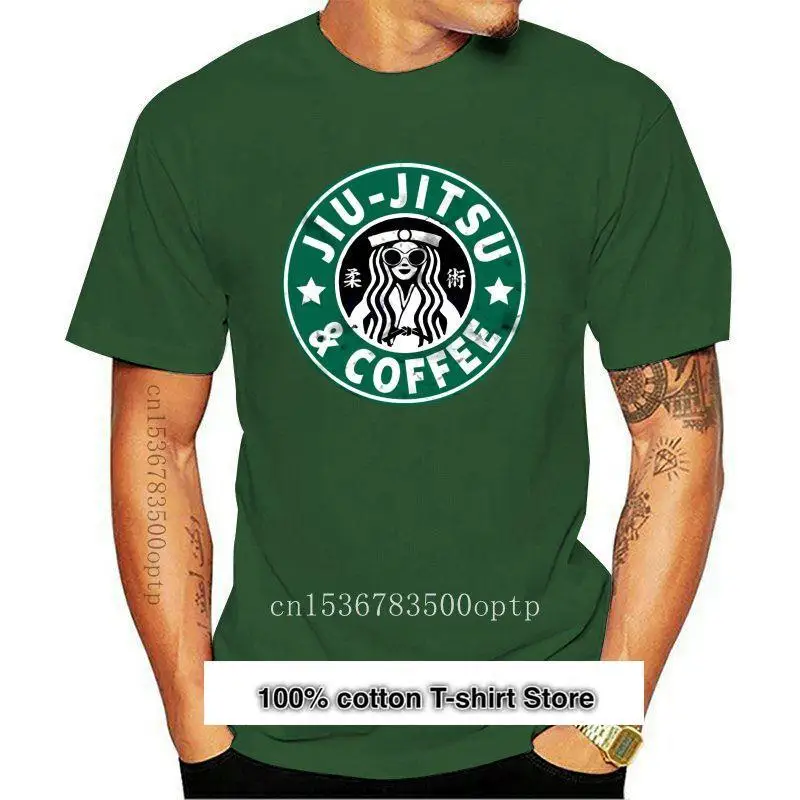 Camiseta de JIU JITSU y café, divertida camiseta brasileña de JIU JITSU