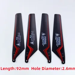 92mm Syma S107 S107G RC Helicopter Spare Part Main Blade Propeller Set S107G-03(Red/Yellow/Blue)