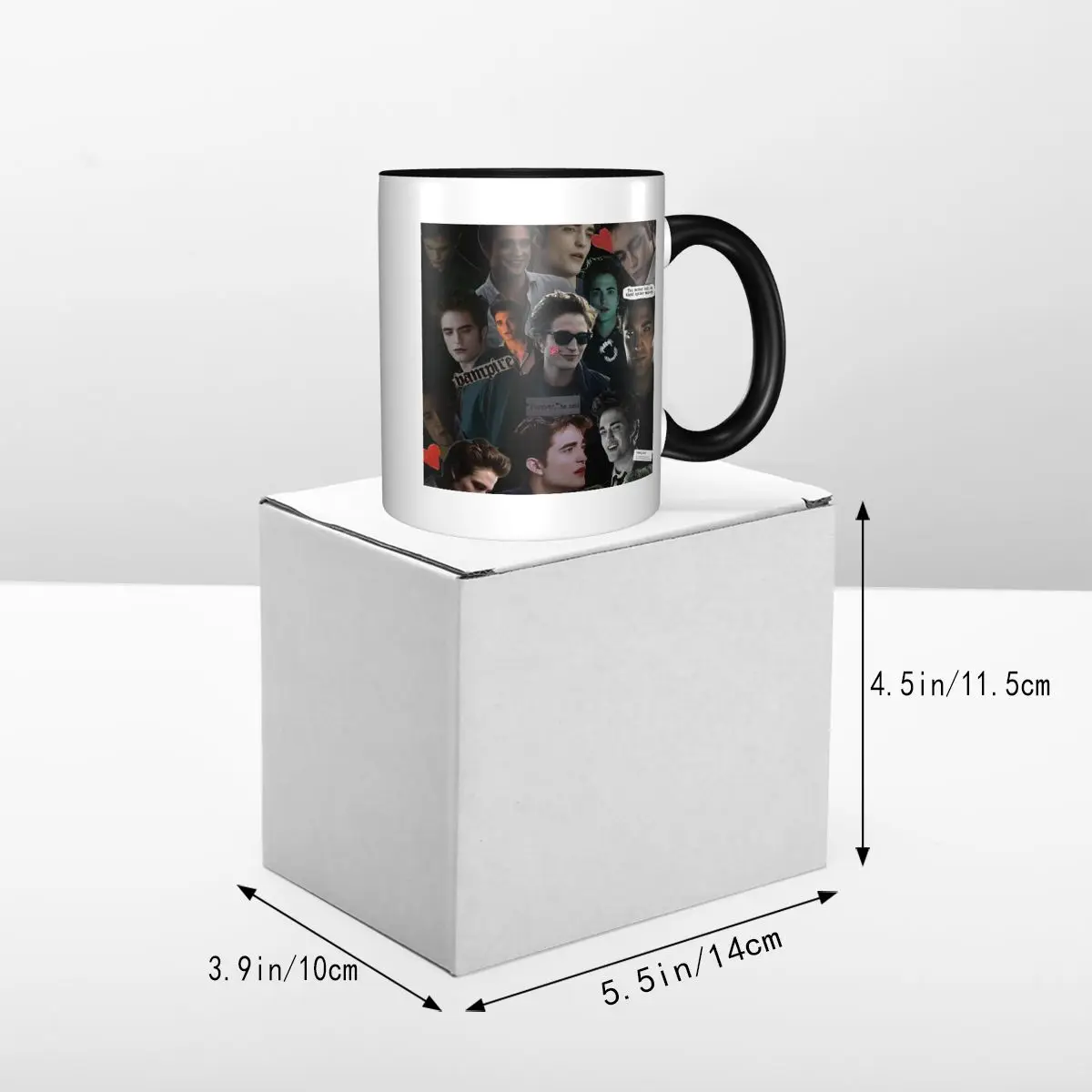 إدوارد كولين توايلايت كوب مضحك أكواب القهوة السيراميك أكواب الشاي كوب حليب درينكوير هدايا للمرأة والرجل