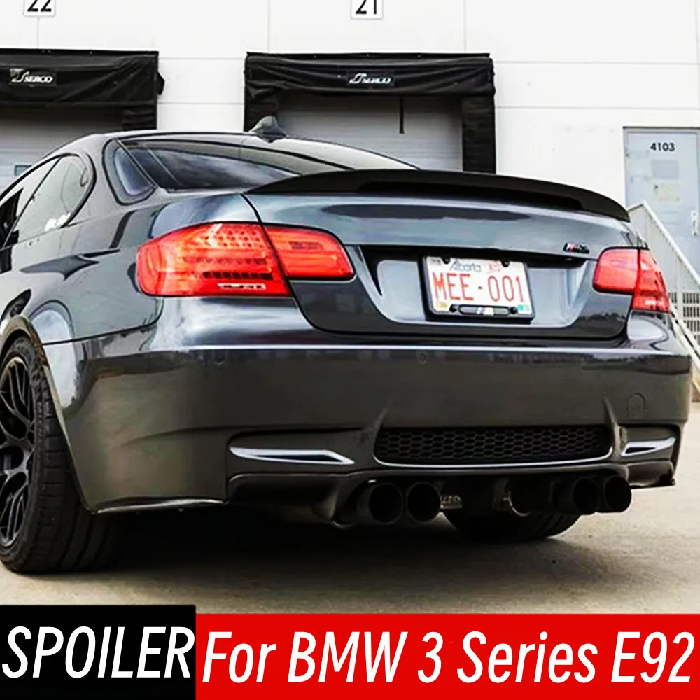 

For BMW 3 Series E92 2 Door 2006 07 08 09 10 11 12 13 14 MP Style Rear Trunk Lid Car Spoiler Wings Car Tuning Accessories Part