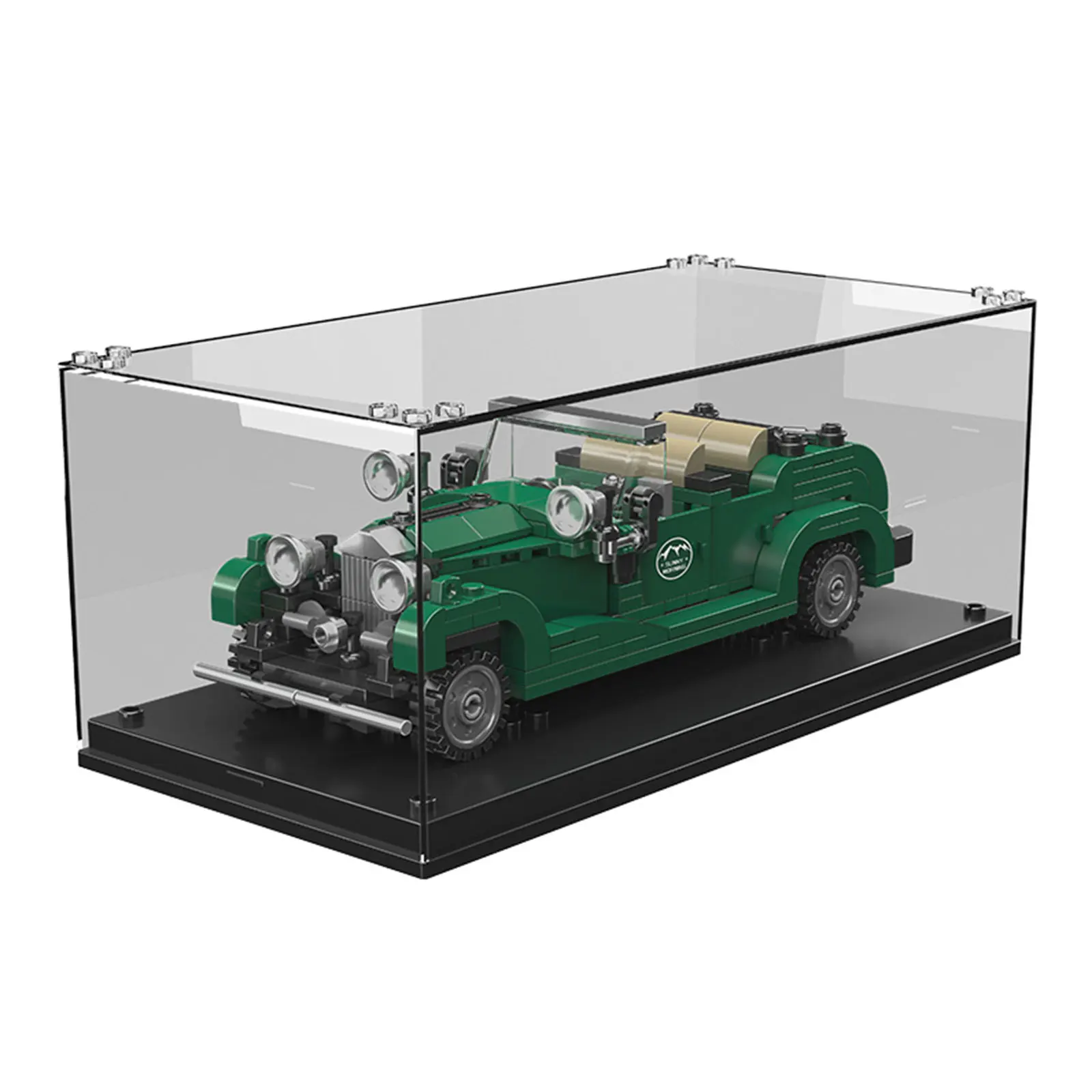 Mould King 27105 4-litrowy Superyczny Luksusowy Samochód Klocki Konstrukcyjne Mini Vintage Car Klasyczny Retro Model Pojazdu Kolekcjonerska Zabawka Idealny Prezent