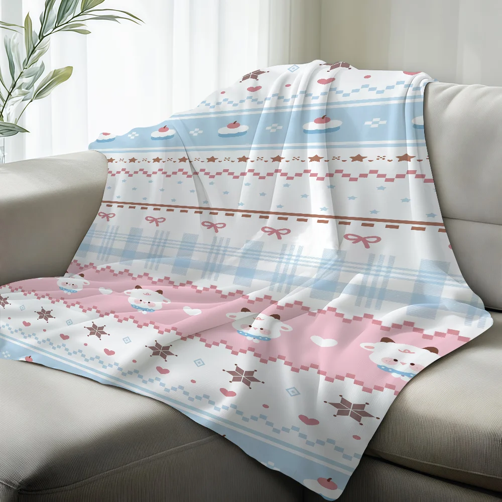 Animal Stripe Art Blanket Suitable For Sofas Beds Offices Cars Outdoor Travel An Ideal Gift For Friends Family