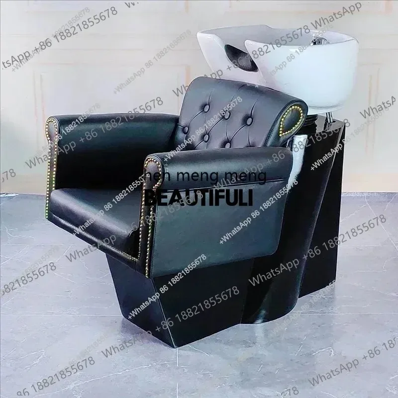 Modern Shampoo Bed Professional Water Circulation Chaise Coiffure Head Spa Beauty Salon Kapperspullen Commercial Furniture