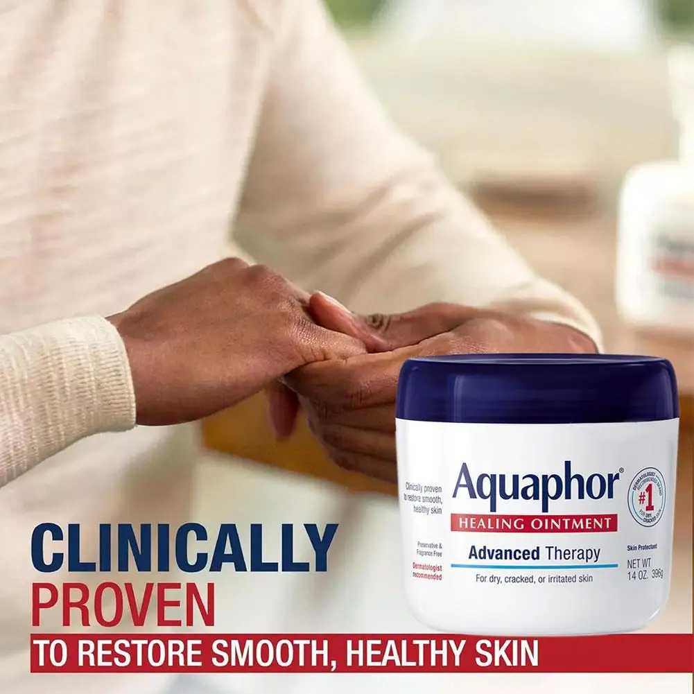 

Aquaphor Healing Ointment Advanced Therapy - 396 г (14 унций) Защитное средство для кожи при сухости, трещинах и раздражении, увлажняющий крем для всего тела