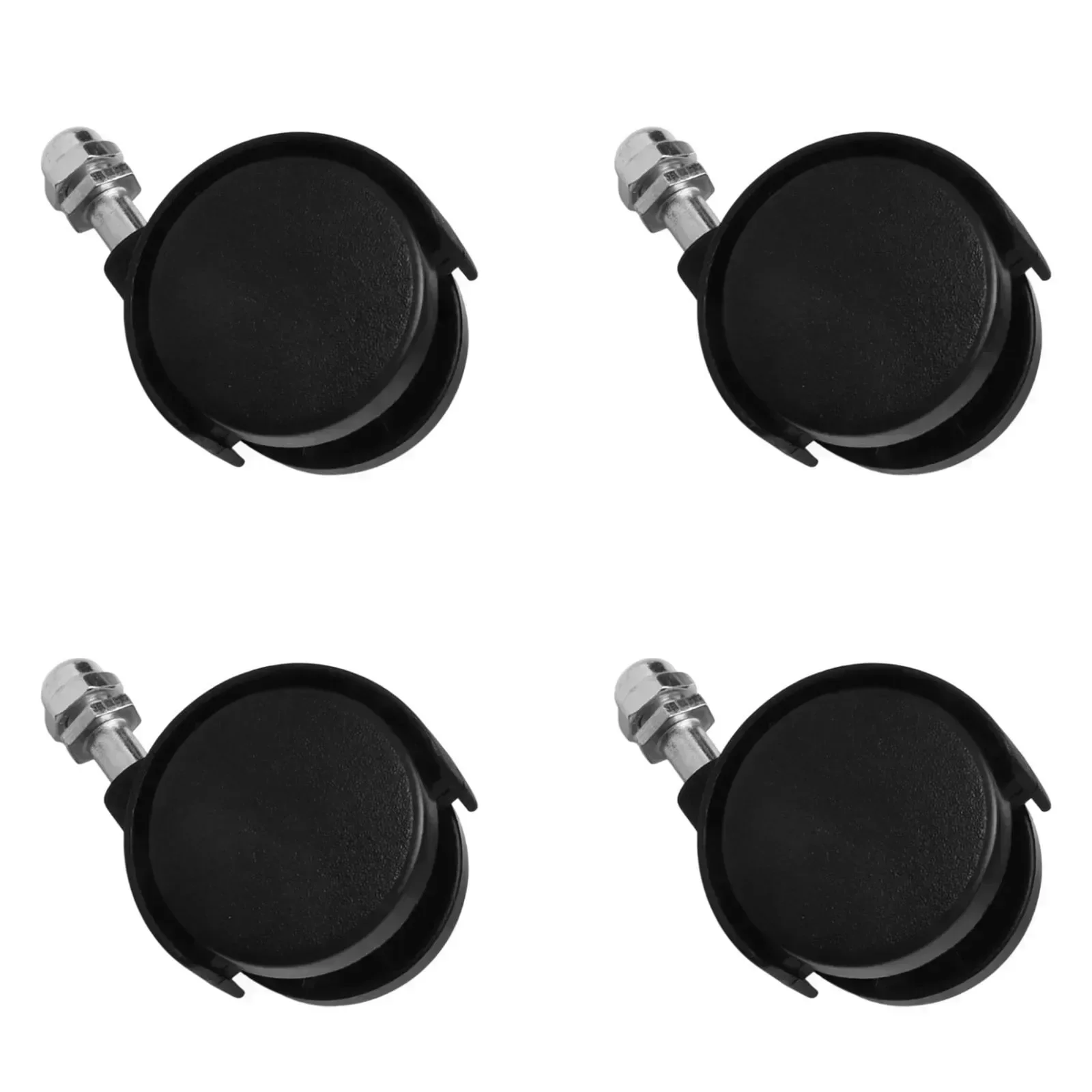 Black Electric Heater Wheels Easy Install Heater Wheels Electric Heater Parts Easy Maintenance Long-lasting Performance