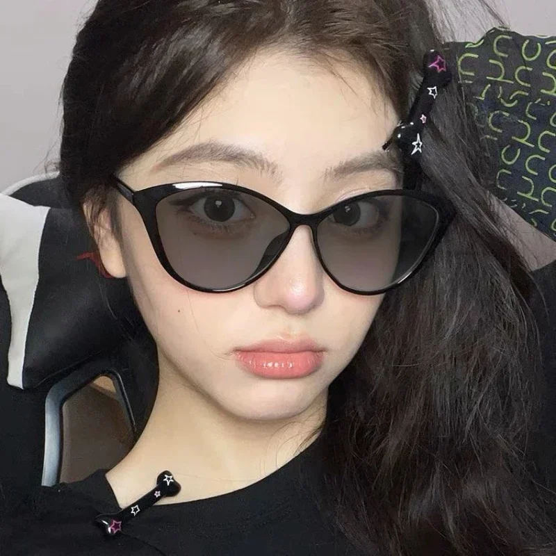 Outdoor Photochromic Sunglasses for Myopia Glasses Vintage Cat Eye Anti Blue Light Near-sight Eyeglasses Finished Minus Eyewear