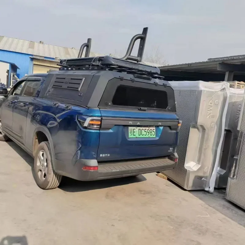 Pickup Truck King 3-Door Canopy Integral Forming Steel Hardtop Cover Rainproof Dustproof Anti-theft Custom Fit
