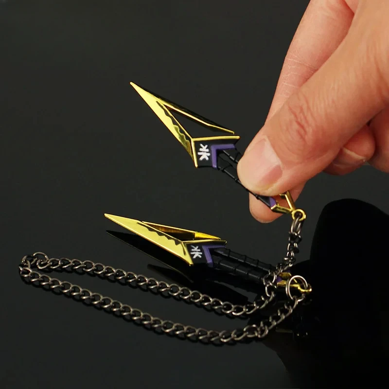 Valorant – périphériques de jeu 7cm/2.75 pouces, épées mêlées, modèle d'arme en métal Katana japonais, accessoires, ornements, cadeaux, jouets pour garçons
