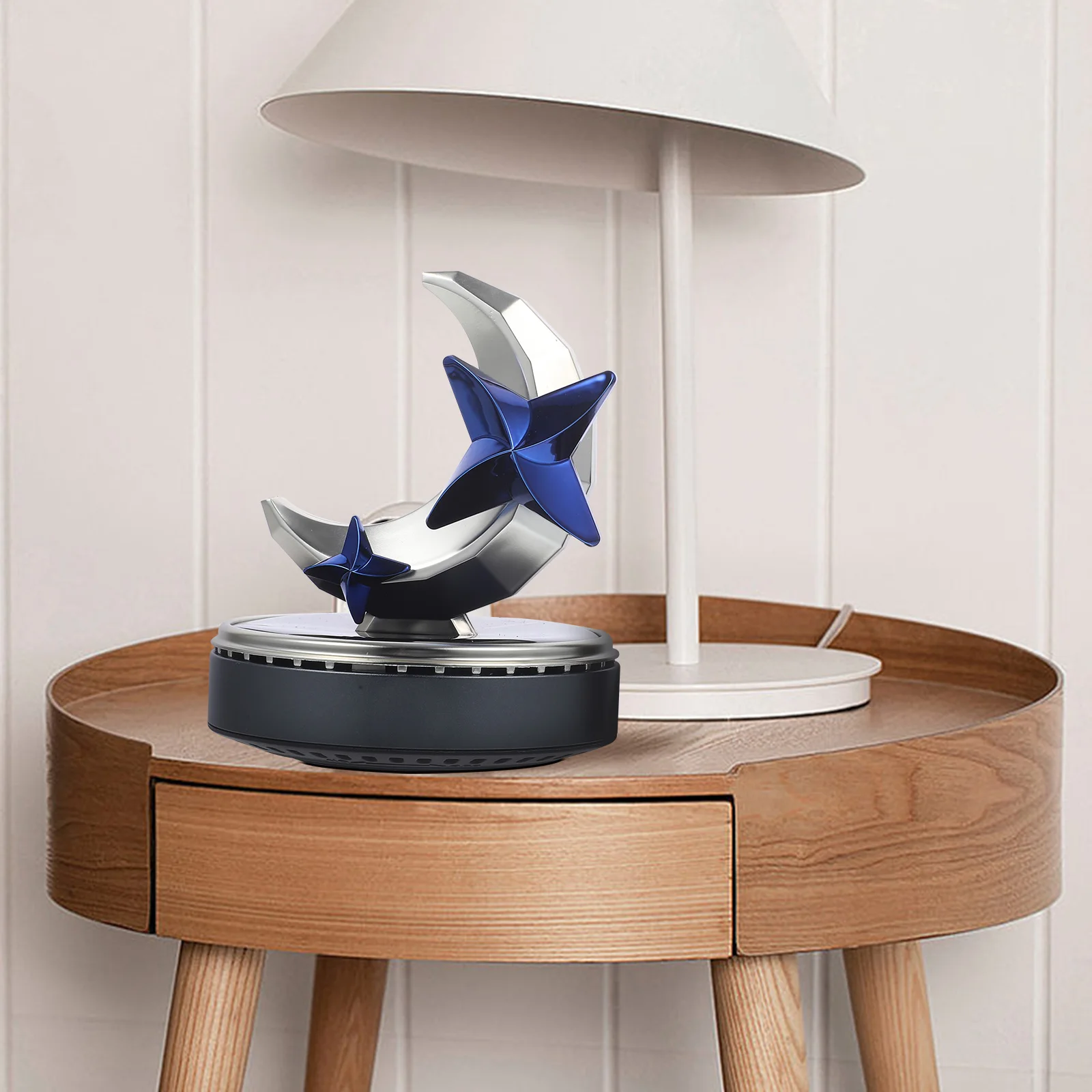 

Aromatherapy Car Ornaments Solar Diffuser Silver Essential Oils Fresher Plastic Dashboard Decor Aroma Air Freshener for Vehicle