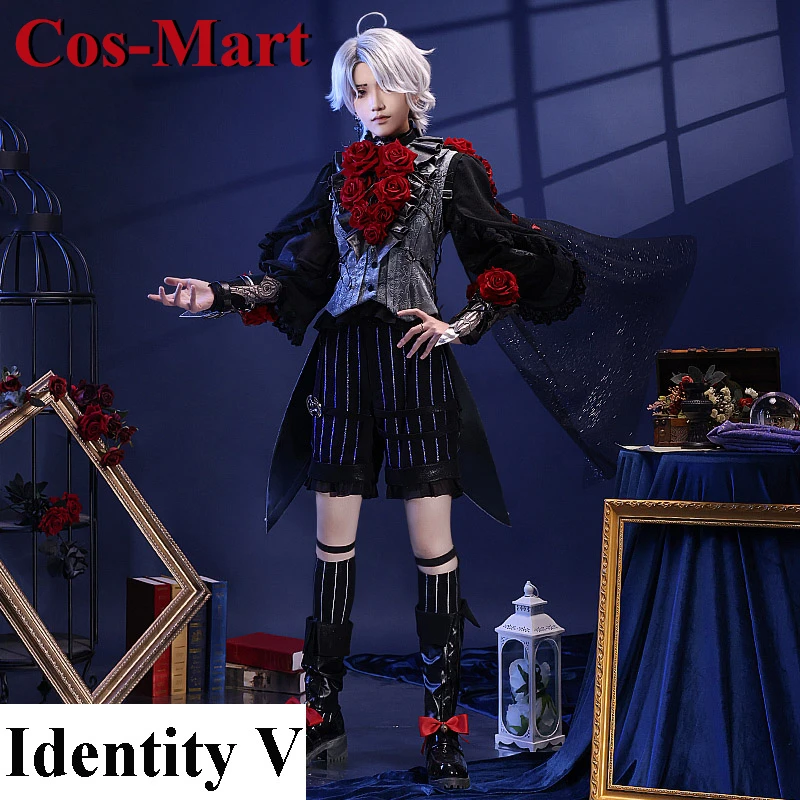 

Cos-Mart Hot Game Identity V Emir Cosplay Costume Handsome Fashion Black Uniform Activity Party Role Play Clothing