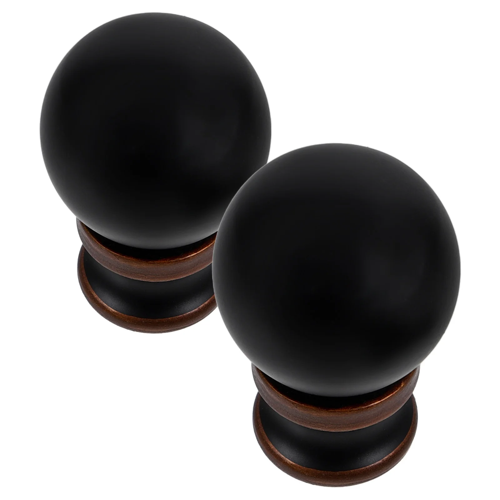 

2 Pcs Finials Aluminum Alloy Decorative Caps Knobs Vintage Bulb Holder Small Screw Small Screw Lamp Holder Lampshade Finial Cap