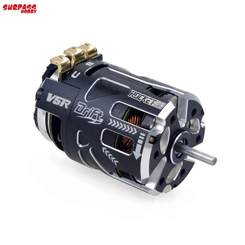 มอเตอร์ดริฟท์ไร้แปรงถ่าน RC Car Surpasshobby Rocket 540 V5R สำหรับรถ RC ขนาด 1/10 1/12 1/14 รถแข่ง RC รถบรรทุกแต่ง