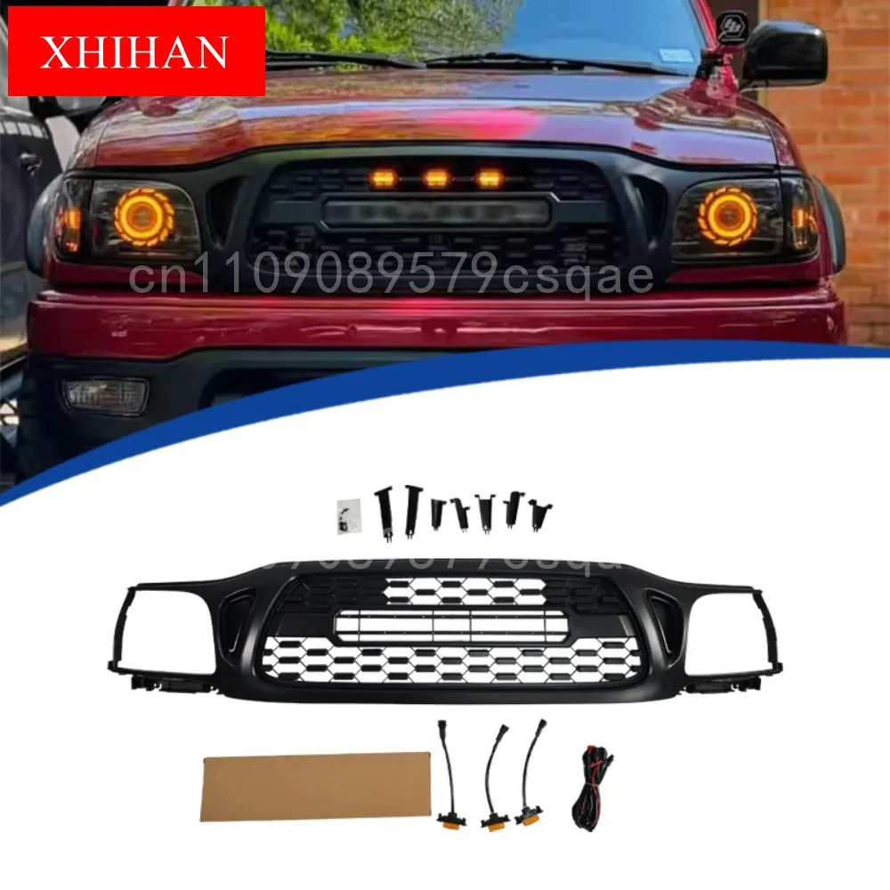 

Решетка переднего бампера черного цвета со светодиодной подсветкой подходит для Toyota Tacoma 2001-2004 гг.