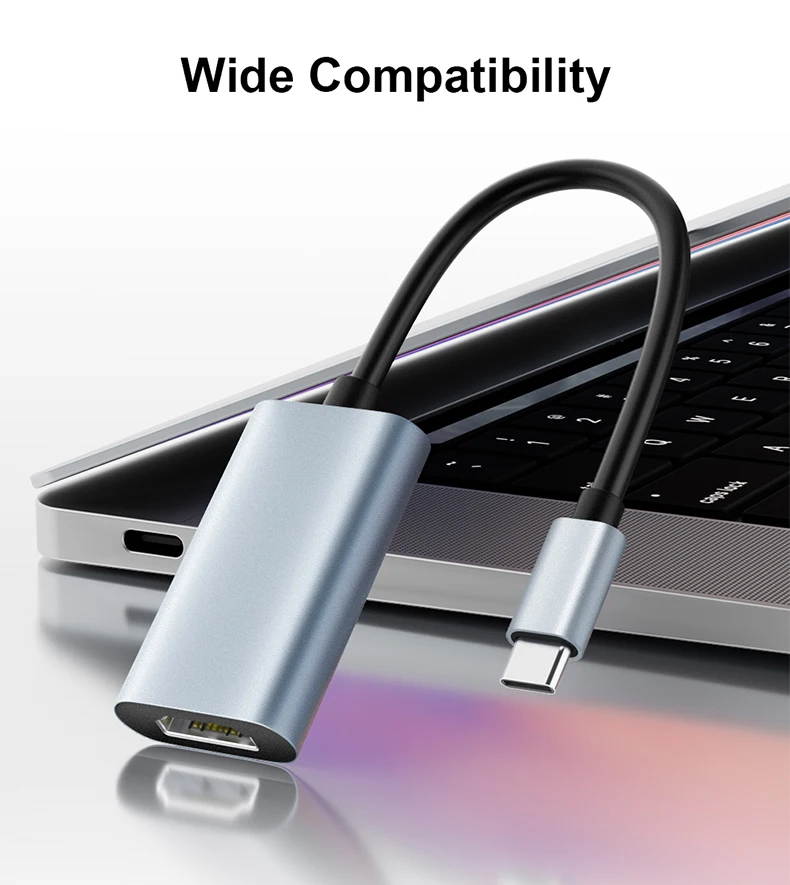 USB-C-auf-HDMI-Adapter 8K, USB-C-Quelle zu HDMI-Display-Konverter 4K für iPhone 18 Pro, MacBook, Chromebook, Laptop, Huawei, Samsung – Detail 14